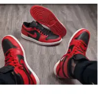 在飛比找蝦皮購物優惠-Air Jordan 1 Low Varsity Red 5