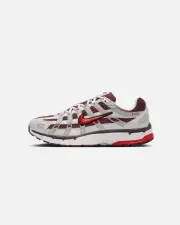 [Nike] Nike Women's P-6000 Metallic Summit White/fire Red - Size 5 5 Mtlc Summit Wht