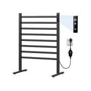 Towel Warmer Rack with Timer and Temperature Control Electric Heated Freestan...
