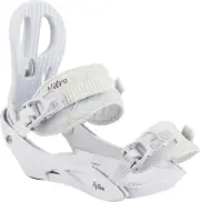 Nitro Rythm Women's Snowboard Bindings, White Plum, Medium