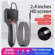 Industrial Endoscope Camera LED Light 30M Sewer Inspection Detector Borescope