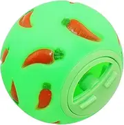 Rabbit Treat Dispenser Toy, Interactive Food Dispensing Bunny Cat Dog Toy, Green