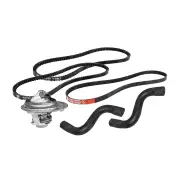 Gates Thermostat + Radiator Hose Belt Kit for Mitsubishi Triton MH 3.0L 90-92