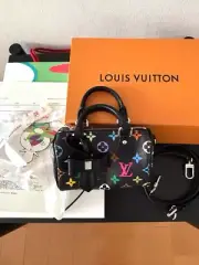 Louis Vuitton x Takashi Murakami M13406 Nano Speedy Bag Authentic New 2025