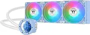 Thermaltake TH360 V2 Ultra ARGB Customizable 2.1" LCD Display AIO Liquid CPU Cooler Hydrangea Blue Edition, CL-W420-PL12BU-A