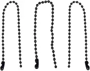 [jojofuny] 100Pcs Bead Chains Ball Tag Connector Chains for Jewelry Making Craft Accessories for Ornaments Projects Key Rings