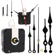 2 Sweep Silent Clock Movements with 4 Pack Different Size Clock Hands DIY Wal...
