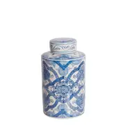 Belle Ula Porcelain Lidded Jar - Tall Small