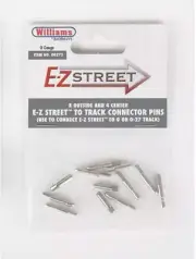 Williams 00272 Bachmann O E-Z Track to O/O27 Track Connector Pins (Pack of 12)