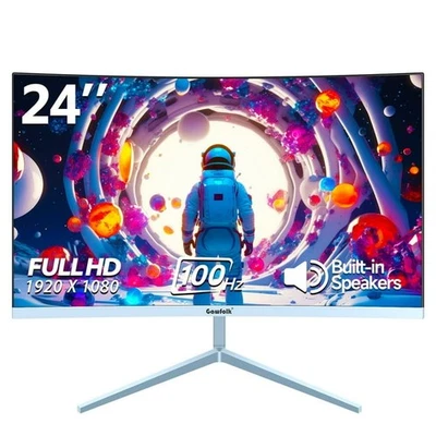 24 Inch Business PC Monitor 1080P 100HZ Refresh Rate Gaming Computer Display