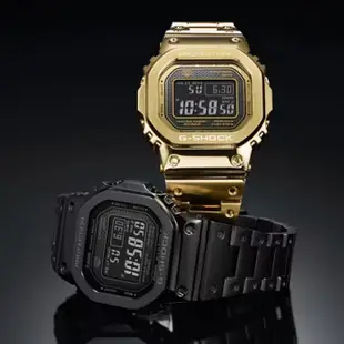【CASIO G-SHOCK】金屬感太陽能方形電子腕錶-奢華金/GMW-B5000GD-9/台灣總代理公司貨享一年保固
