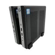 Dual Vertical Display Stand for HP EliteDesk Mini 400 - 800 | G1 - G9 - Black