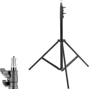 7 Foot Tripod Aluminum Compact Photography Light Stand with 1/4" Thread Used -