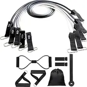 Resistance Bands for Working Out,Adjustable Fitness Straps | Stretchy Resistance Bands for Home Gym Garage Studio Use