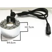 LED Ultrasonic Mist Maker Fogger Water Fountain Pond Atomizer Air Humidifier