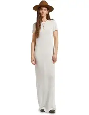 [Brixton] Sheer Knit Dress in Off White