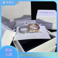 在飛比找蝦皮購物優惠-【廠商直供】正品滿天星ck戒指環情侶小ck對戒一對男女素圈時