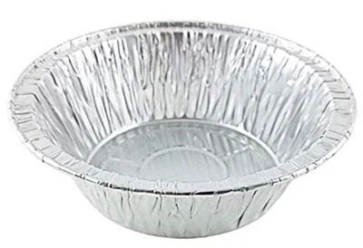 5 3/4" Deep Aluminum Foil Chicken Meat/Pot Pie Pan 50/Pk -Disposable Baking