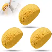 3 piezas de esponja con textura Knockdown, color naranja