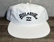 Men’s Billabong Curtis Nylon Water Sports Adjustable Strapback White Hat OSFM