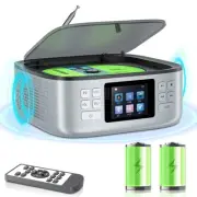CD Player Portable, Bluetooth CD Player Boombox, with Speakers, LED Display, ...
