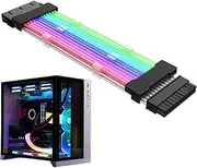 24-Pin RGB Cable Extension - High Power PSU Cable | ATX 4 4 Pin 8 Pin 6 Pin for Motherboard Connector, PWM Splitter, Multi Fan Connector