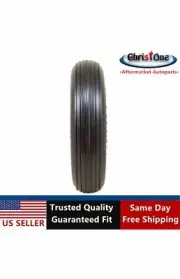 (1-Pc-Set) New Ribbed 4.80/4.00-8" Flat Free Wheelbarrow/Cart universal 16" Tire