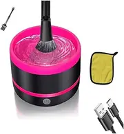 Lyaciomn Electric Makeup Brush Cleaner Machine Automatic Cosmetic Brushes Cleanser Tool for All Size Beauty Makeup Brush Set-B Easy Install