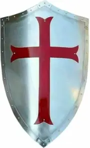 Medieval Shield Fully Functional Red Cross Warrior Templar Shield Best Replica P
