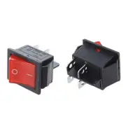 2 Pcs KCD4 DPST ON-OFF 4 Pin Rocker Boat Switch 15A/20A AC 250V/125V P5I16696