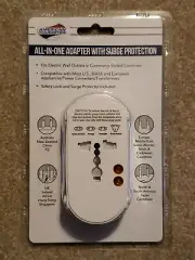 American Tourister All-in-One Global Worldwide Power Adapter & Surge Protector