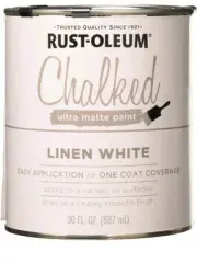 Rustoleum 285140 30 Oz Linen White Chalked Ultra Matte Paint