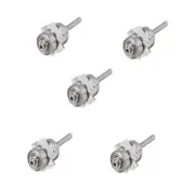 5X Dental cartridge fit Fiber Optic LED Light Push button turbine handpiece YB6