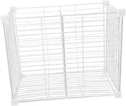 KOCKSHION Freezer Organizer Metal Shelving Deep Freezer Storage Grid Layout Sturdy Construction