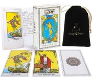 MagicSeer 78 Classic Tarot Cards Tarot Fortune Telling Deck with Japanese Guideb