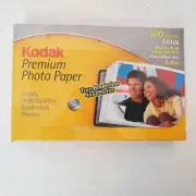 Kodak Premium Photo Paper 4x6 SATIN 100 Sheets Works on Ink Jet Printers