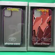 Heyday iPhone 11 XR Cases Hard Shell W/ Bumper Qty 2 NIB