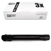 3x Eco Cartridge Black for Xerox WC-7435-F WC-7435-FX WC-7428-RBX WC-7425-RX