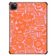 iPad Pro 11-inch (3rd/4th gen) iPad Impact Case Paper Cutting Floral Collage Red by Sandra Hutter