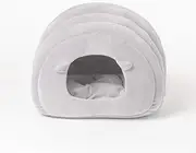 Cat Litter Pad Cat Nest Cat House Cat Bed Semi-Closed Cat Sleeping Bag Four Seasons Universal Sheep Cat Litter,Better Sleep - Waterproof, Dirt-Resistant Bottom
