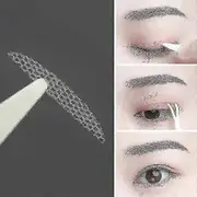 240pcs Eyelid Tape Sticker Invisible Double Fold Eyelid Lace Paste Clear Beige Stripe Self-adhesive Natural Eye Tape Makeup Tool