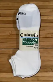 Asics Sports Socks Running 3 Pairs Men's Size 10-13 New Old Stock (Generic Pkg)