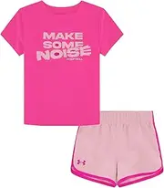 Under Armour girls Short Sleeve Tee & Short Set
