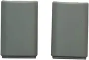 OSTENT Rechargeable Battery Pack Compatible for Microsoft Xbox 360 Wireless Controller Color White Pack of 2