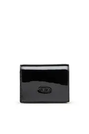 [Diesel] Diesel - Wallet in glossy PU - Small Wallets - Woman - Black UNI Black