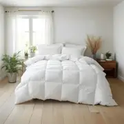 Royal Comfort 500GSM Plush Duck Feather Down Quilt - All Seasons Double White