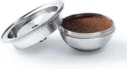 Stainless Steel Metal Coffee Capsule Compatible for Nespresso Vertuoline Pod Holder Vertuolline GCA1 Small Size