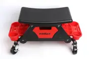 136Kgs Rolling Seat Capacity Repair Stool Pull-out Drawer 4" Rubber Swivel Wheel