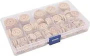 Sewing Buttons, Waterproof and Durable Wooden Buttons for Children's Clothing Decoration for DIY Crafts