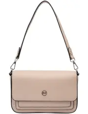 [Mocha] Madeline Crossbody Bag in Nude